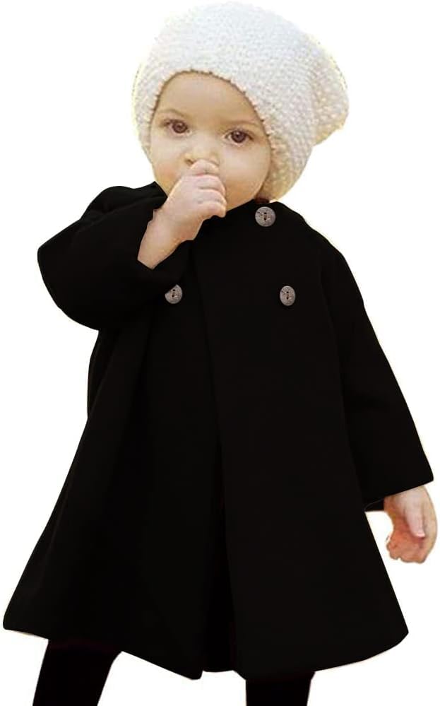 Baby Coats Fall Winter Kid Baby Girl Cloak Button Jacket Clothes Baby Outwear Clothes