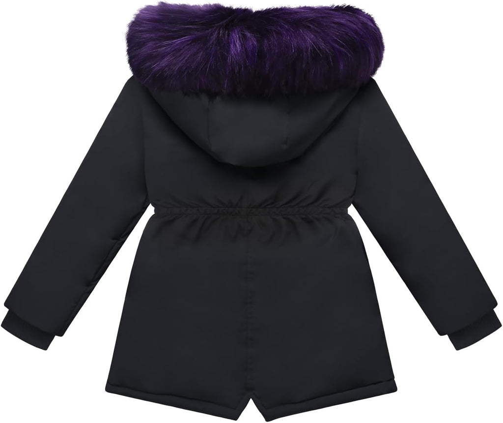 Girl Winter Coat Heavyweight Hooded Puffer Jacket Kid Parka Outwear