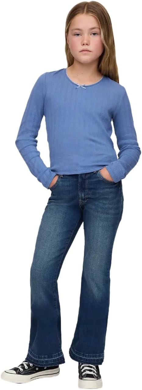 Gap Girls' High Rise Flare Jeans