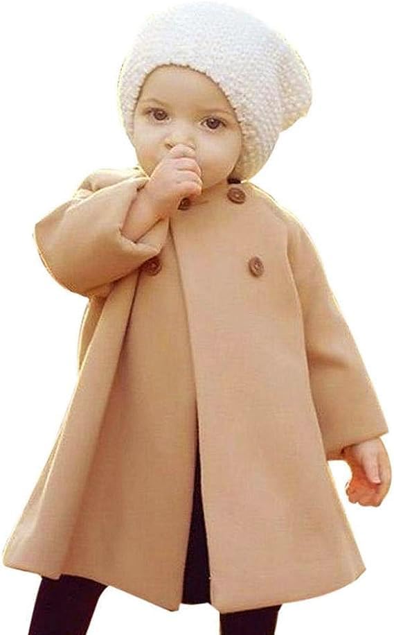 Baby Coats Fall Winter Kid Baby Girl Cloak Button Jacket Clothes Baby Outwear Clothes