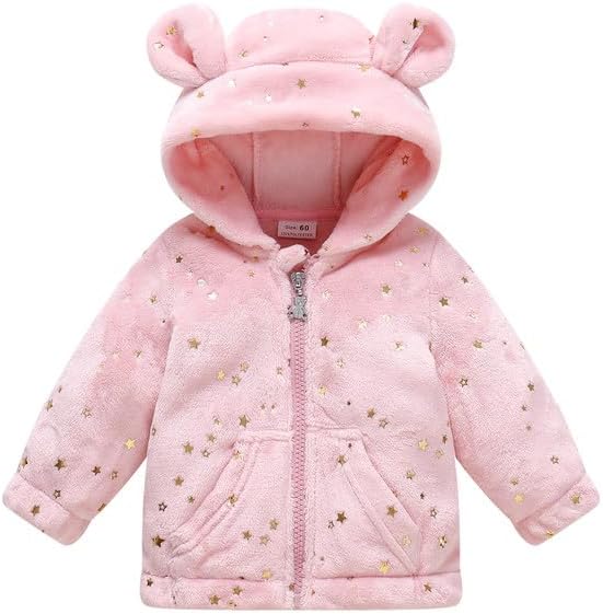 Baby Girl Winter Fleece Coat Toddler Boy Warm Jacket Infant Sweater Outwear