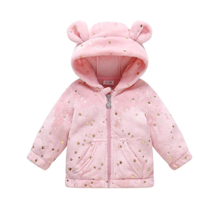 Baby Girl Winter Fleece Coat Toddler Boy Warm Jacket Infant Sweater Outwear