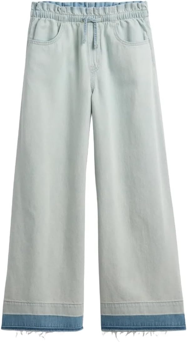 GAP Girls' Lightweight Baggy Denim