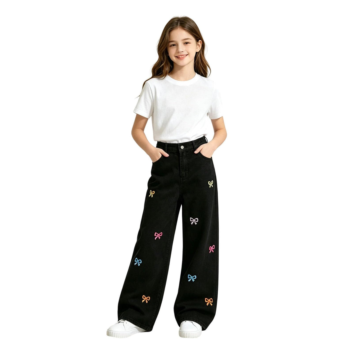 Baggy Jeans For Girls Cute Teen Girls Clothes Fashion Wide Leg Denim Pants