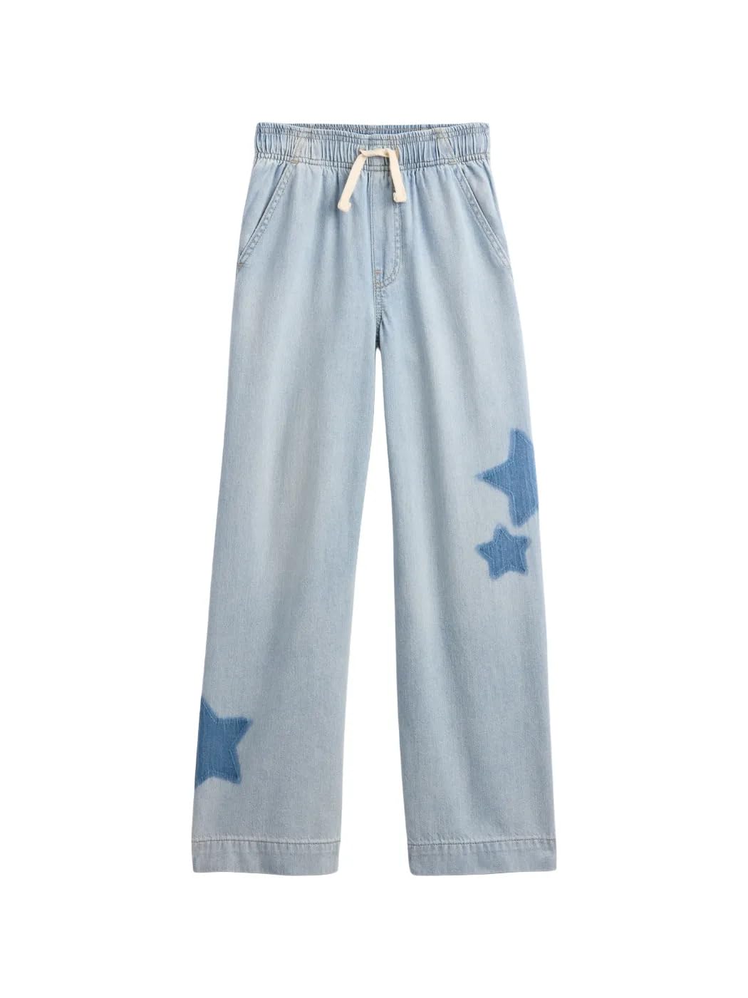 GAP Girls' Pull-on Wide Leg Denim