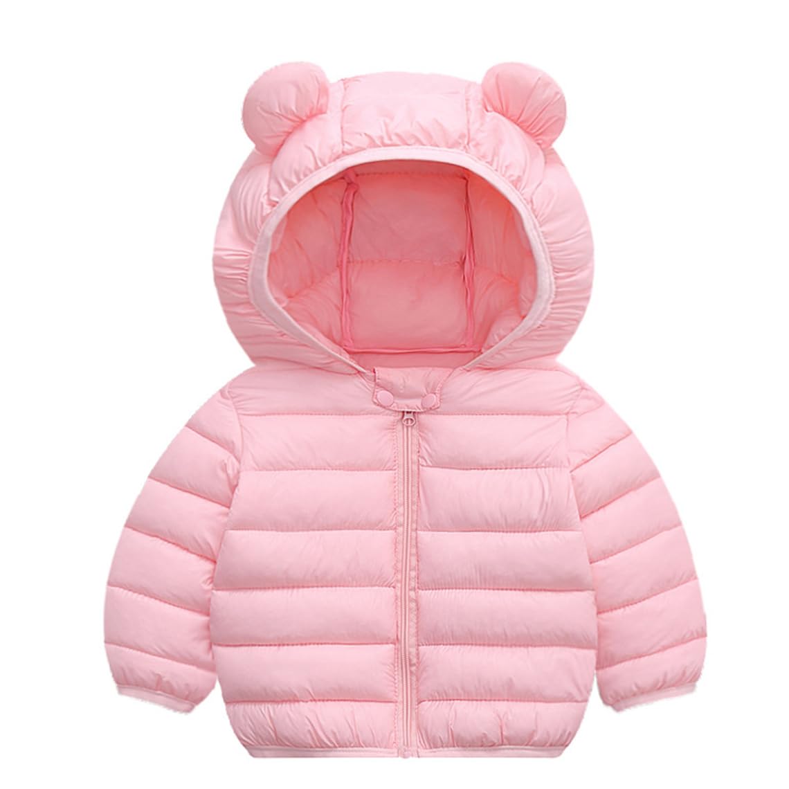 6M-4T Baby Boys Girls Winter Coats Hooded Toddler Kids Jacket