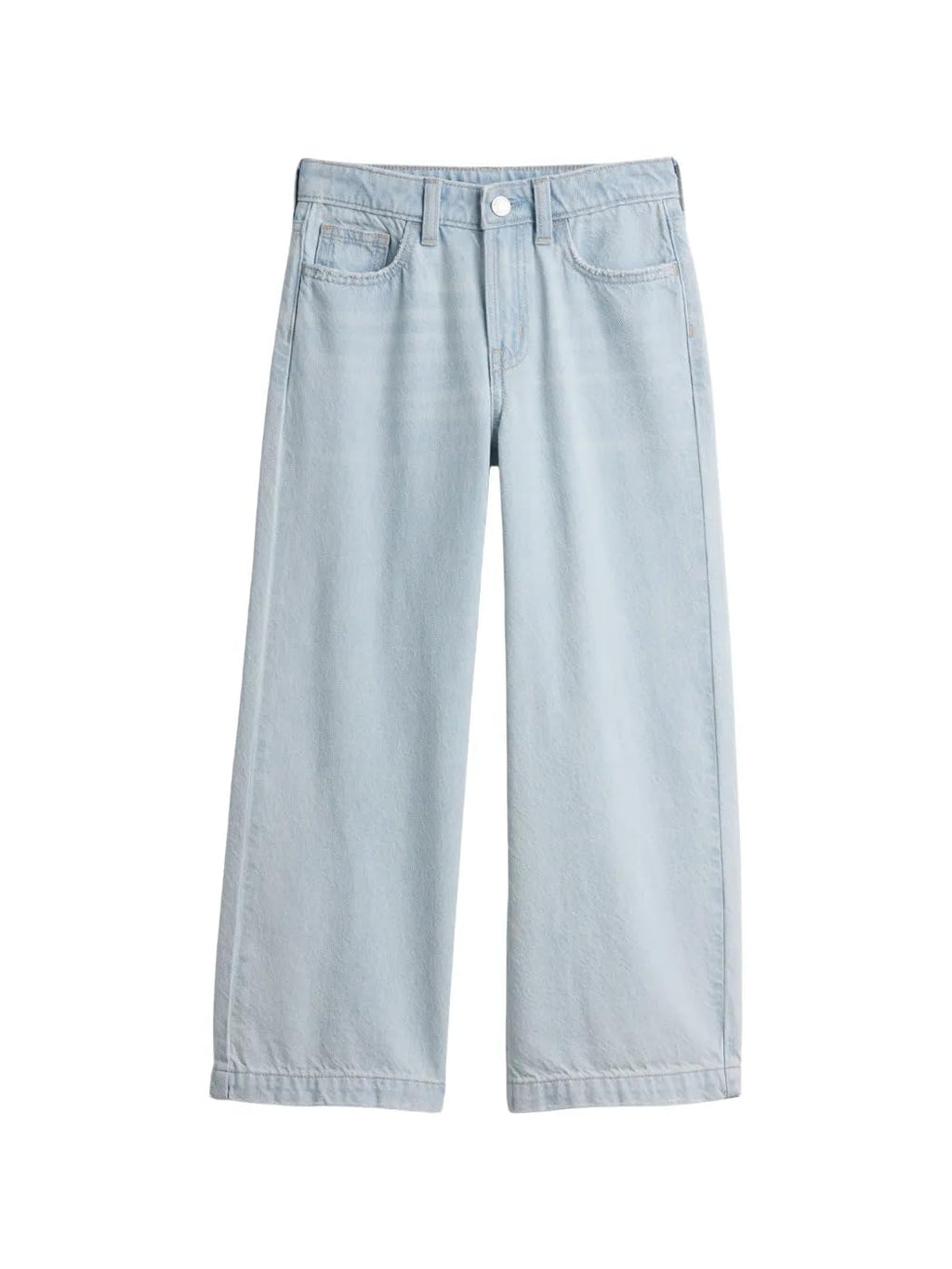 GAP Girls' High Rise Wide Leg Jean