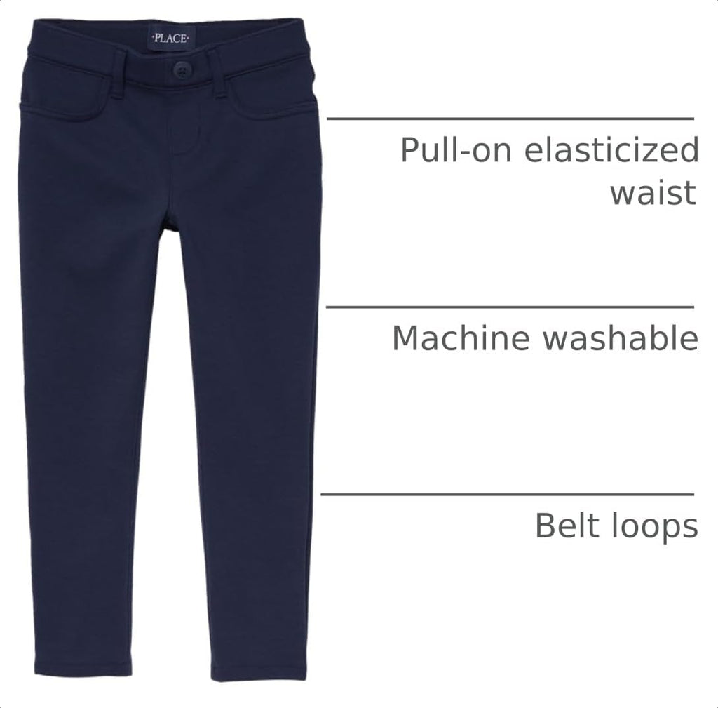 The Children's Place Girls' Ponte Knit Pull on Jeggings