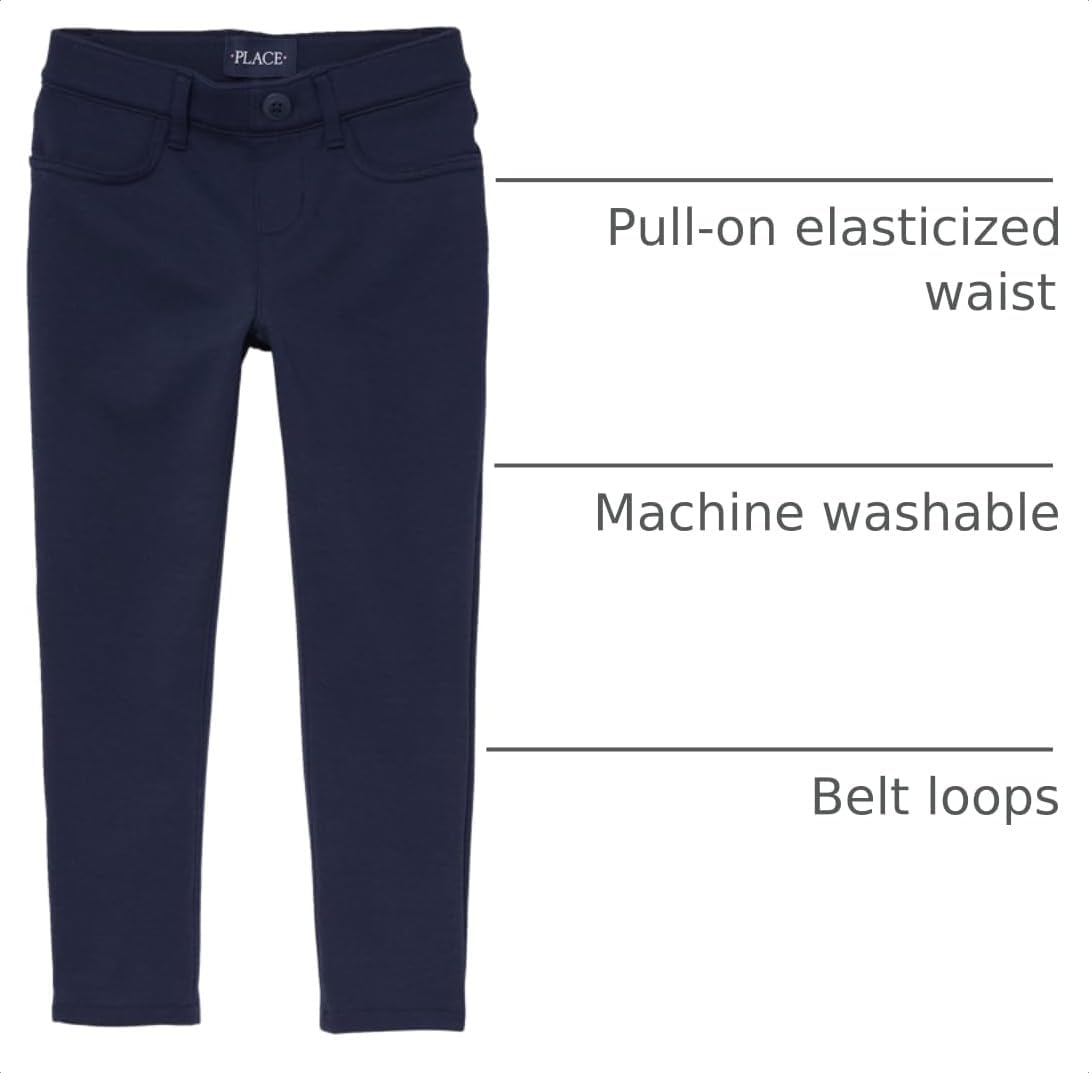 The Children's Place Girls' Ponte Knit Pull on Jeggings