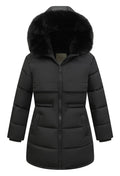 Girl's Winter Long Coat Parka Warm Hooded Puffer Jackets