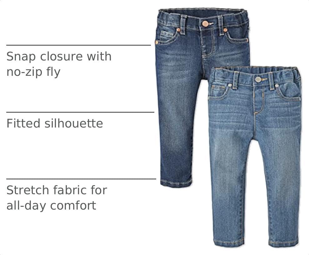 The Children's Place Baby Girls' and Toddler Skinny Jeans