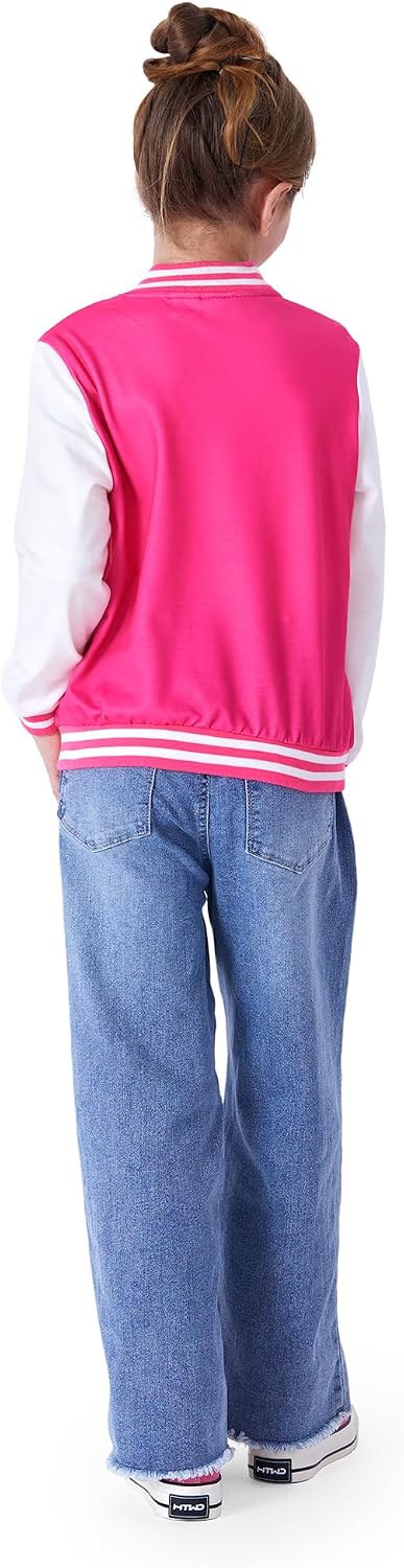 Disney Girl & Boy Varsity Bomber Jacket Fall Sweatshirt Toddler to Big Kid