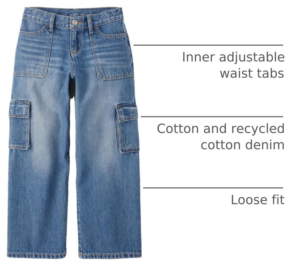 The Children's Place Girls' Baggy Jeans
