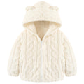 Toddler Fleece Jacket Girls Warm Coats Winter Outerwear 2-6 Years