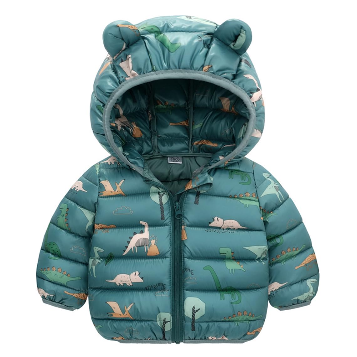 6M-4T Baby Boys Girls Winter Coats Hooded Toddler Kids Jacket