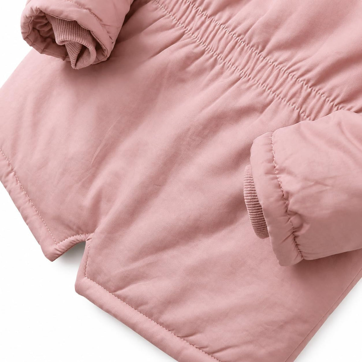 Kids Winter Jacket Puffer Coats Fleece Parka Boys Girls Outerwear