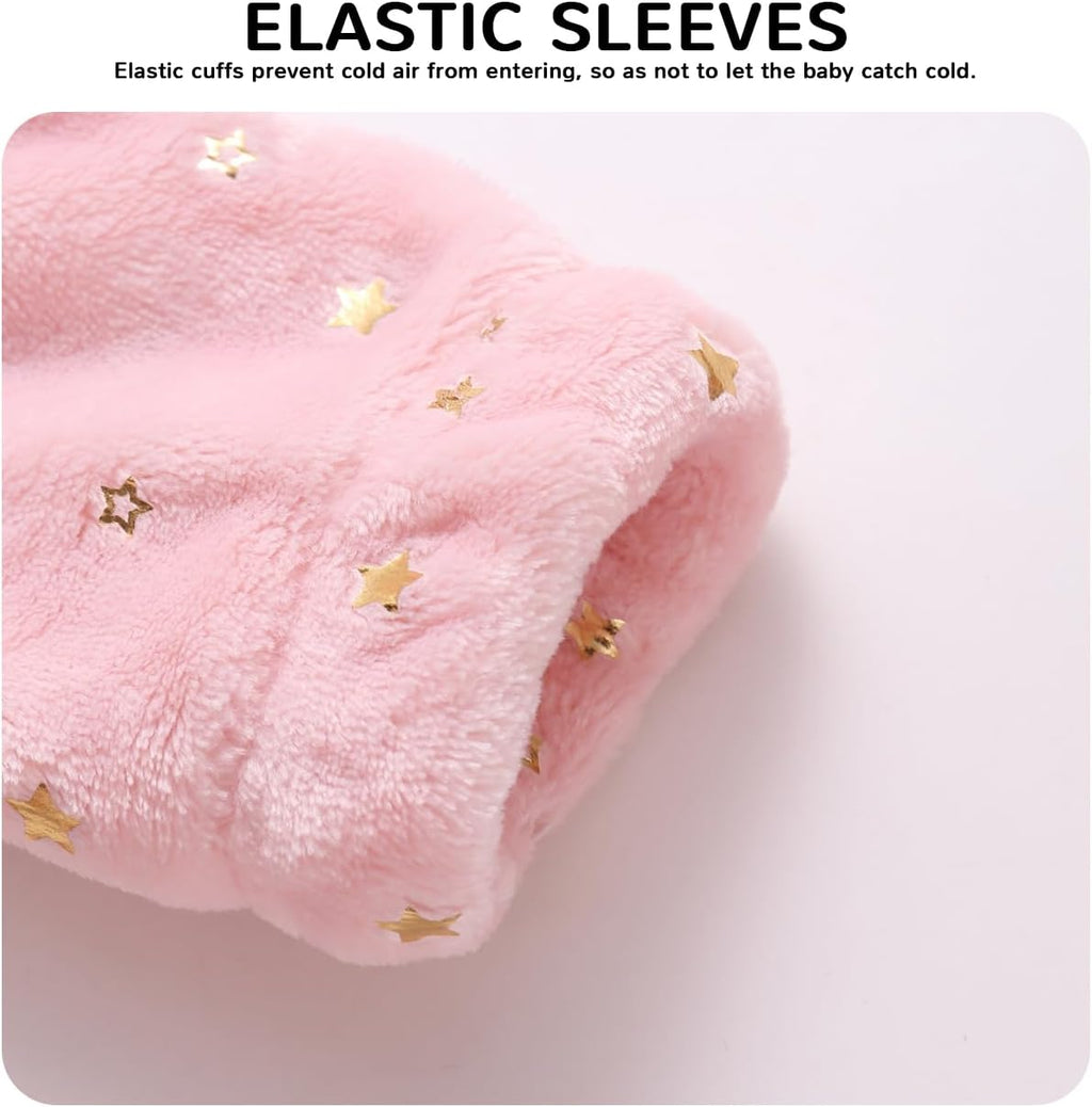 Baby Girl Winter Fleece Coat Toddler Boy Warm Jacket Infant Sweater Outwear