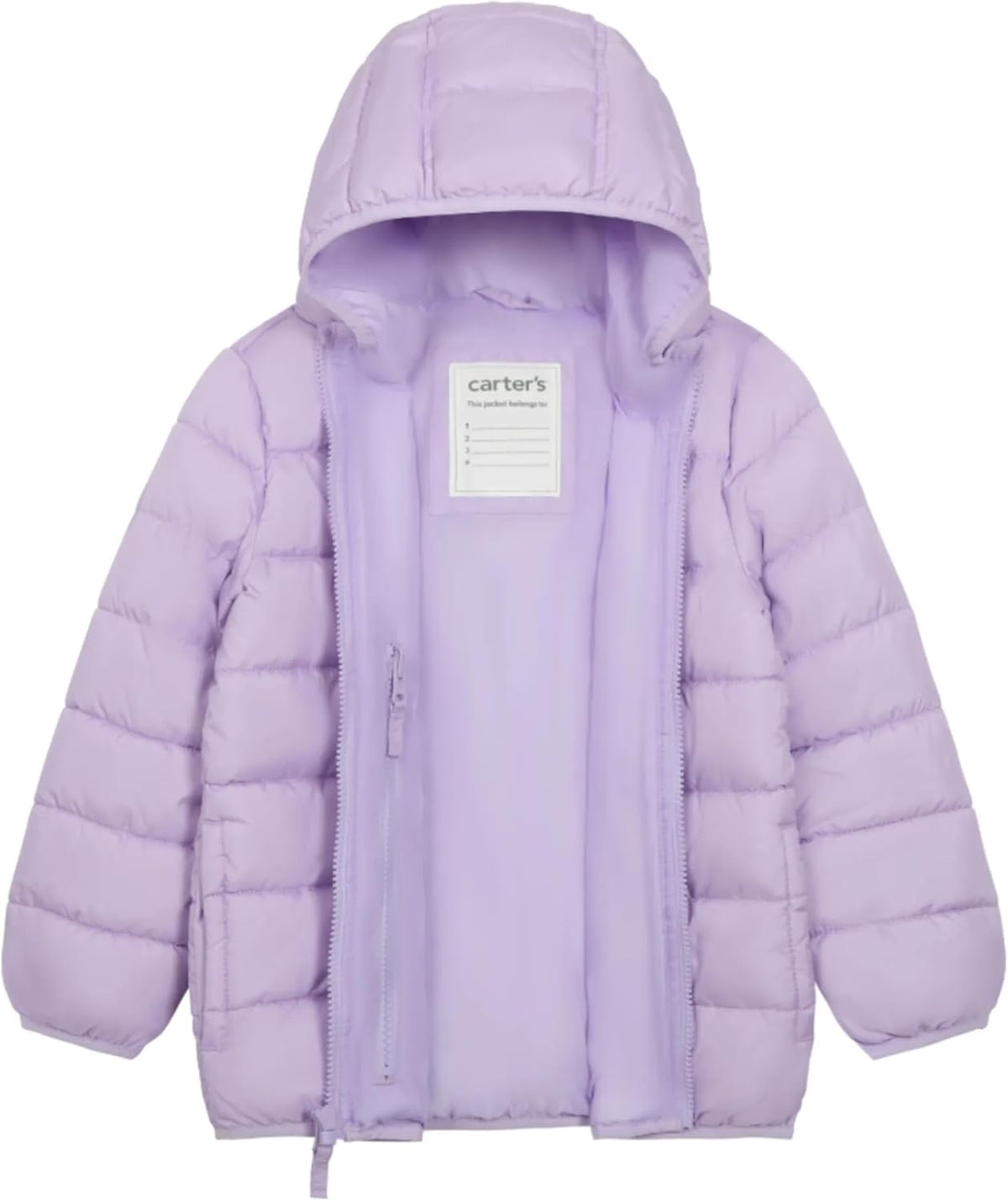 Carter's Girls' Stuff-a-Puff Packable Puffer Jacket