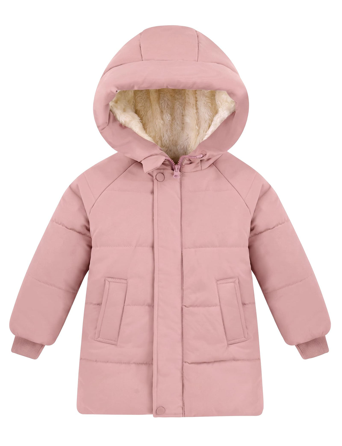 ALISISTER Toddler Boys Girls Winter Coat Warm Fleece Jacket for Kids 1-6T