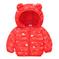 6M-4T Baby Boys Girls Winter Coats Hooded Toddler Kids Jacket
