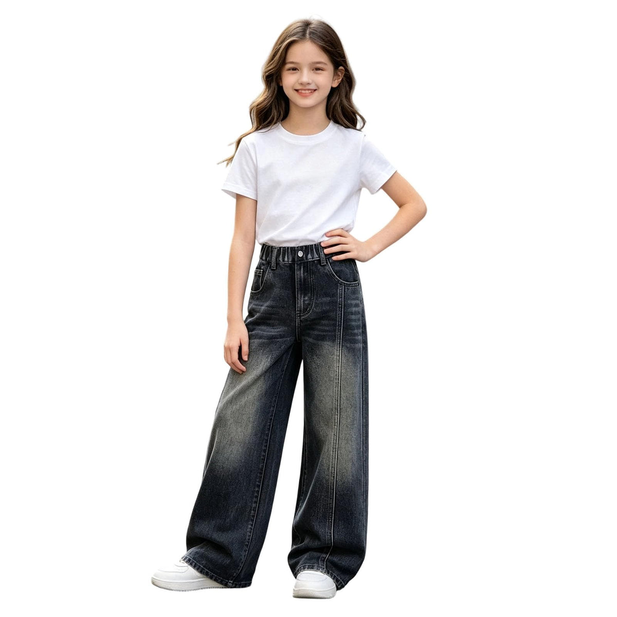 Baggy Jeans For Girls Cute Teen Girls Clothes Fashion Wide Leg Denim Pants