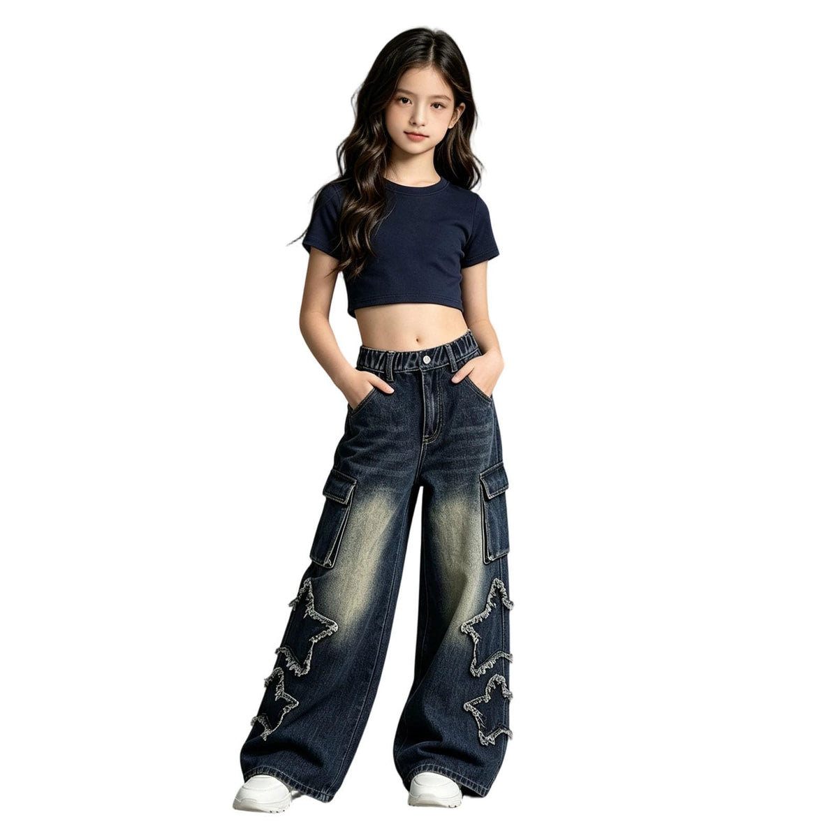 Baggy Jeans For Girls Cute Teen Girls Clothes Fashion Wide Leg Denim Pants