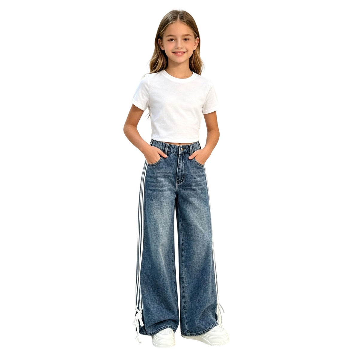 Baggy Jeans For Girls Cute Teen Girls Clothes Fashion Wide Leg Denim Pants