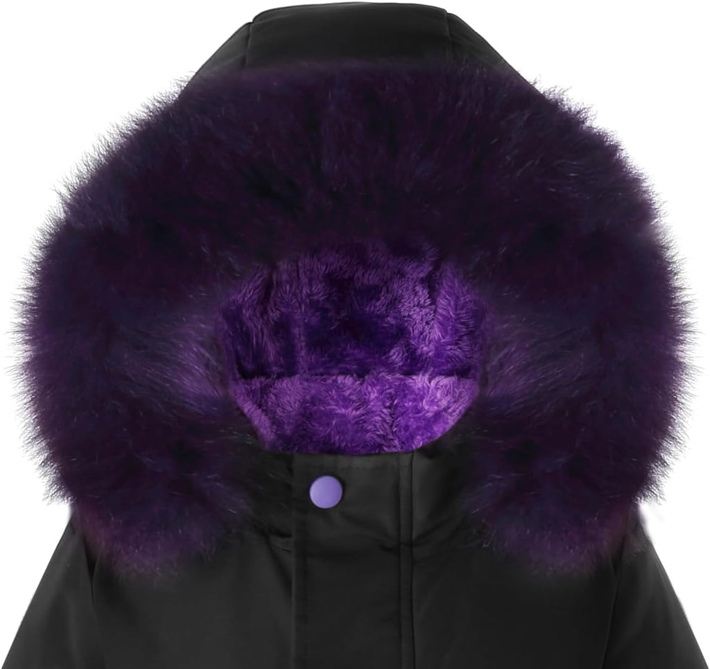 Girl Winter Coat Heavyweight Hooded Puffer Jacket Kid Parka Outwear