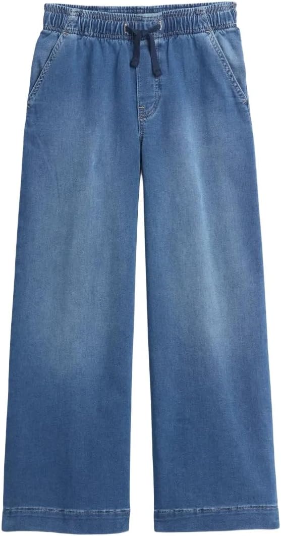 GAP Girls' Pull-on Wide Leg Denim