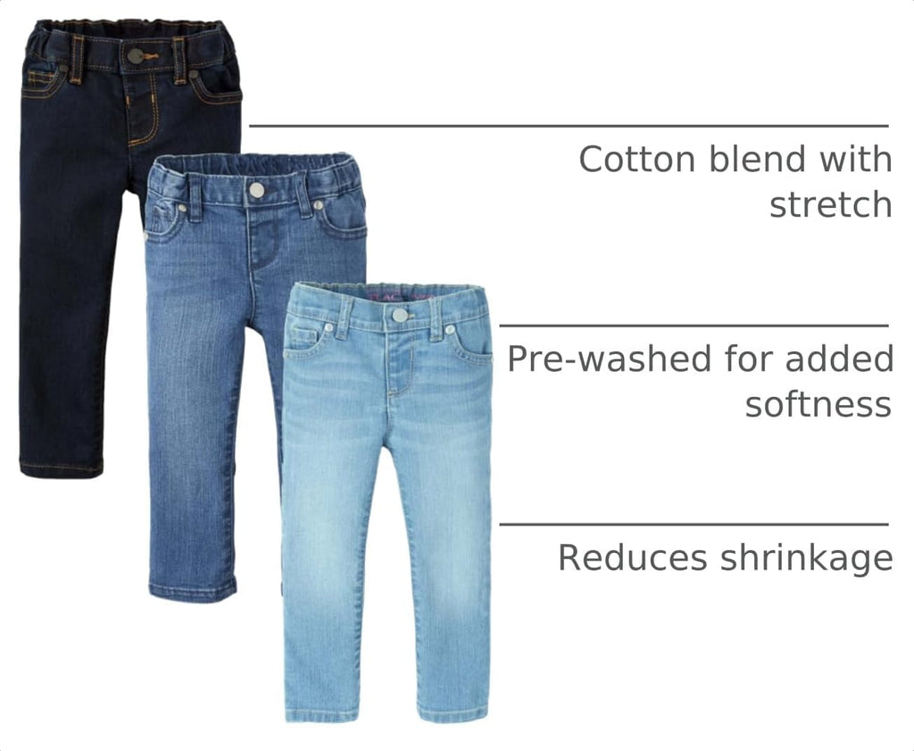 The Children's Place Girls Super Skinny Jeans,Victory Blue Wash Single,4