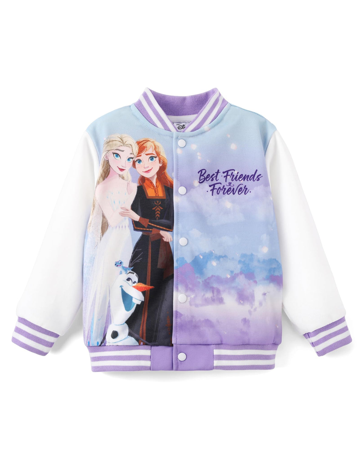 Disney Girl & Boy Varsity Bomber Jacket Fall Sweatshirt Toddler to Big Kid
