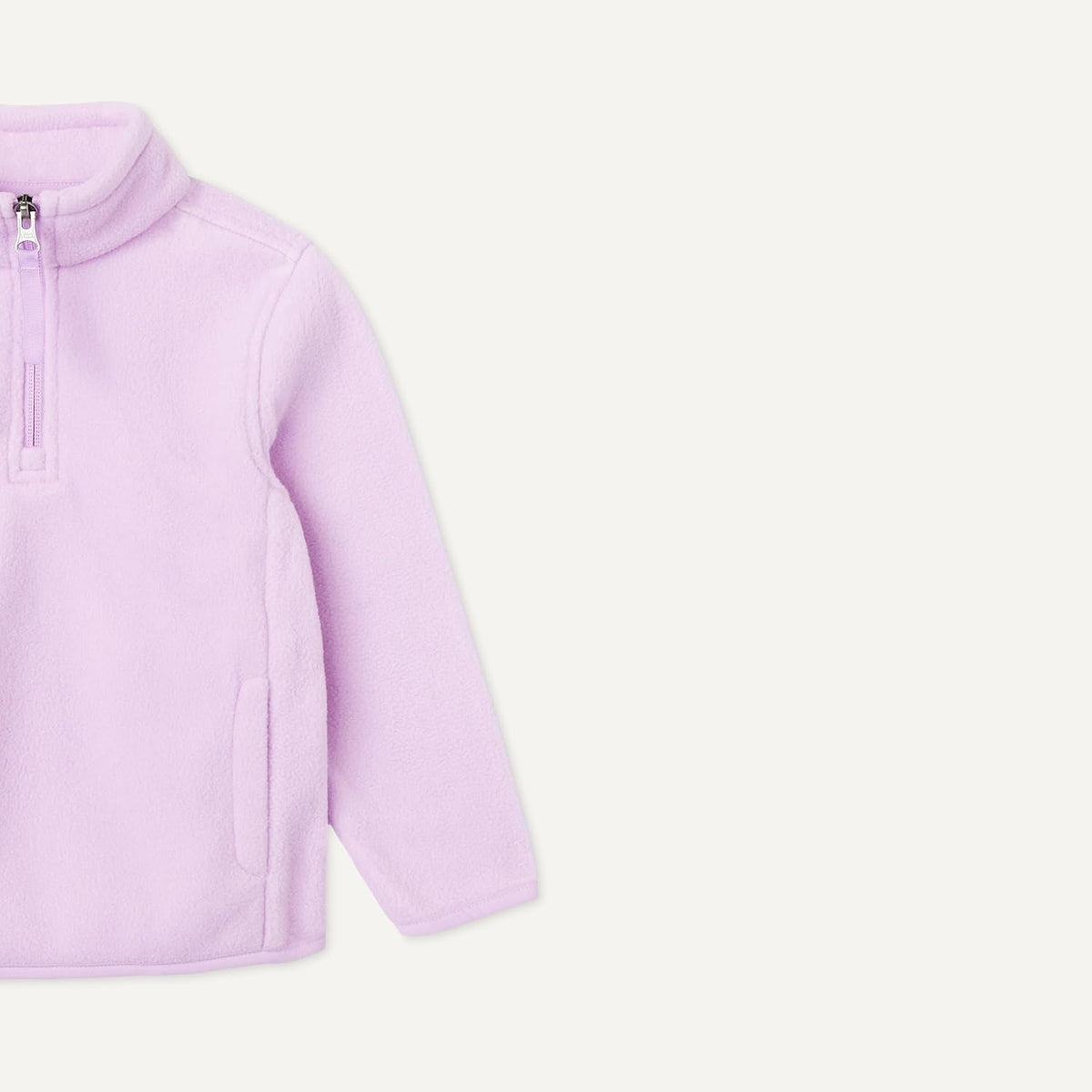 Amazon Essentials Girls' Polar Fleece Quarter-Zip Mock Jackets