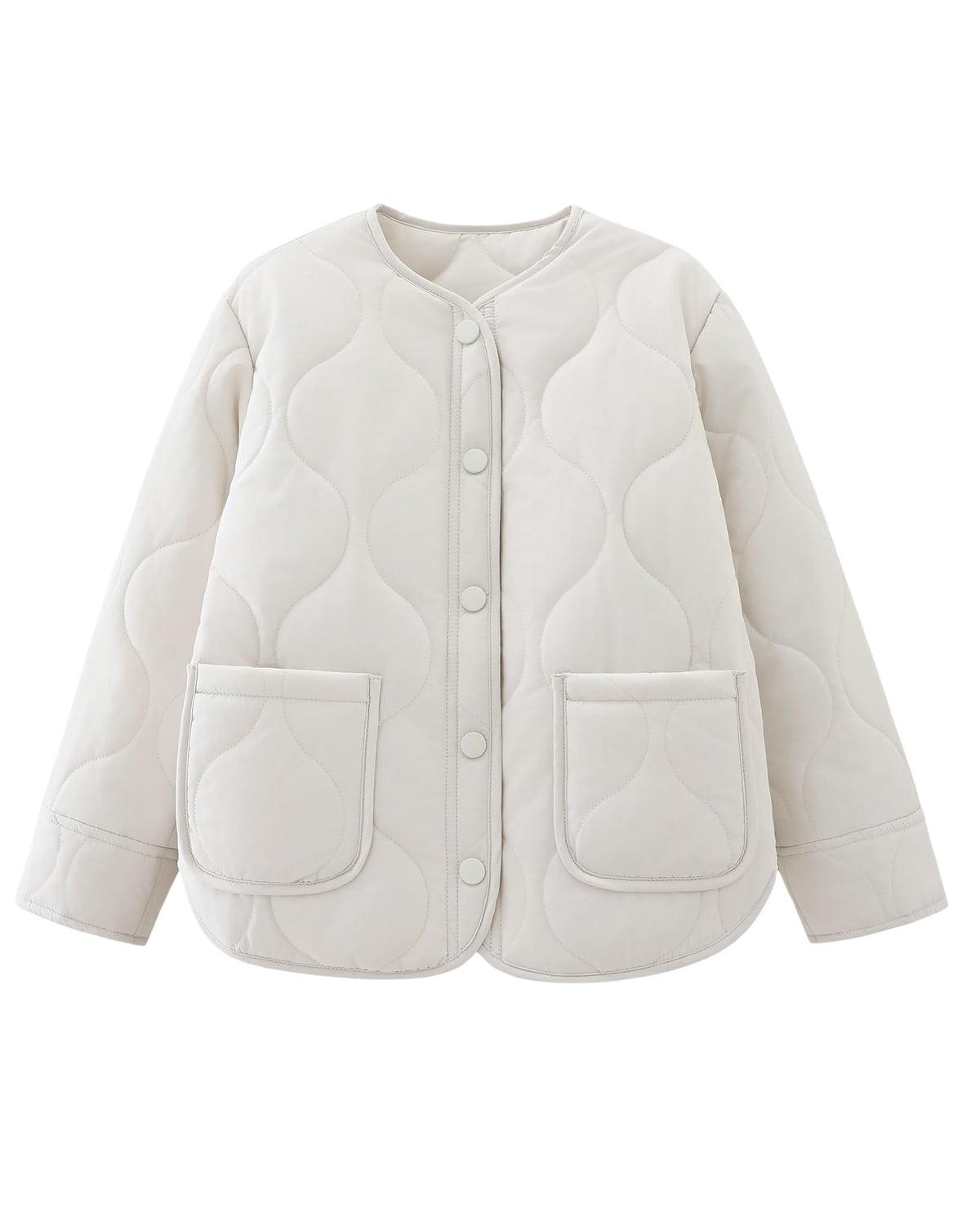 Girls Lightweight Quilted Jackets Kids Winter Coat Outwear 5-14Y