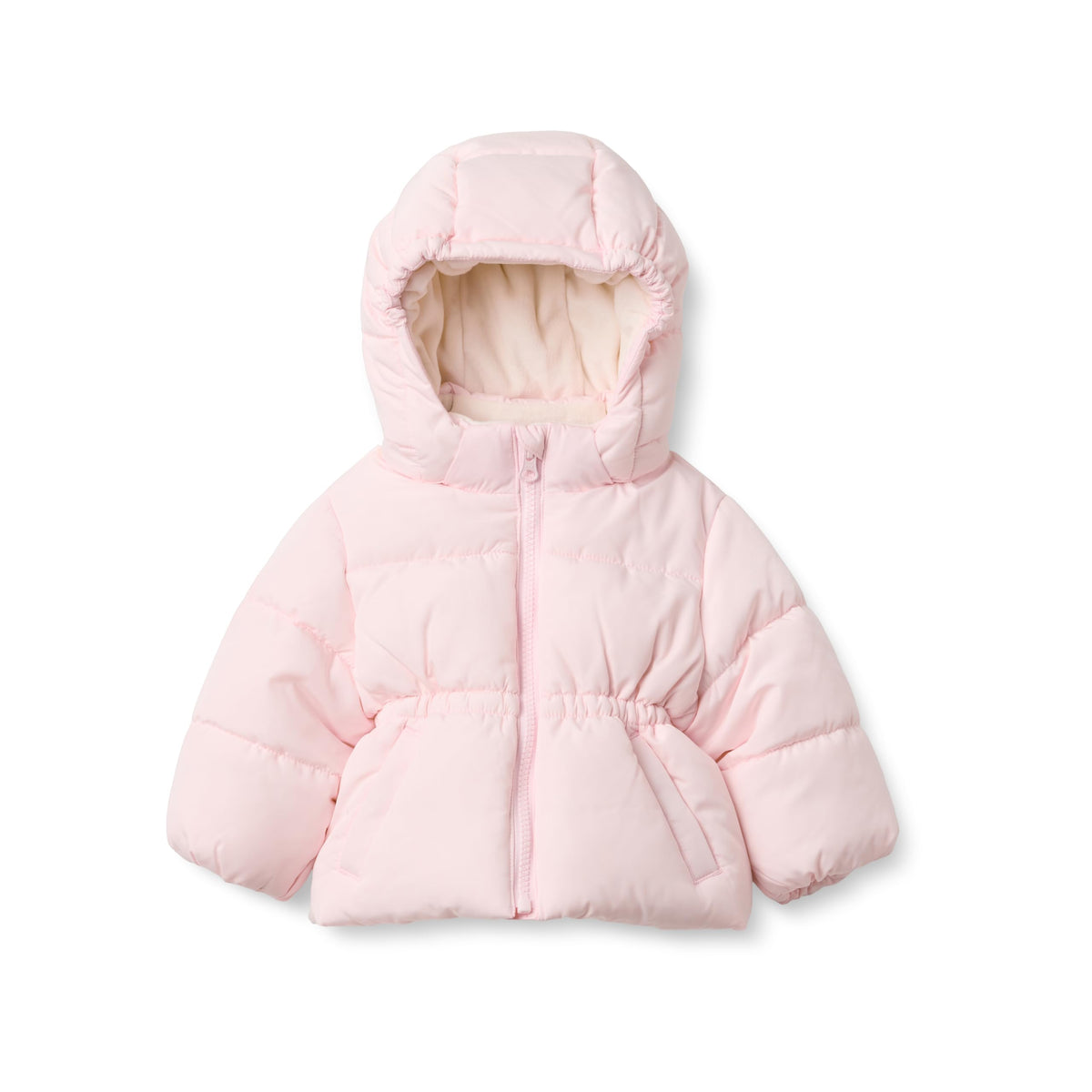 Amazon Essentials x Sofia Grainge Babies, Todders and Girls' Water-Repellent Hooded Puffer Jacket