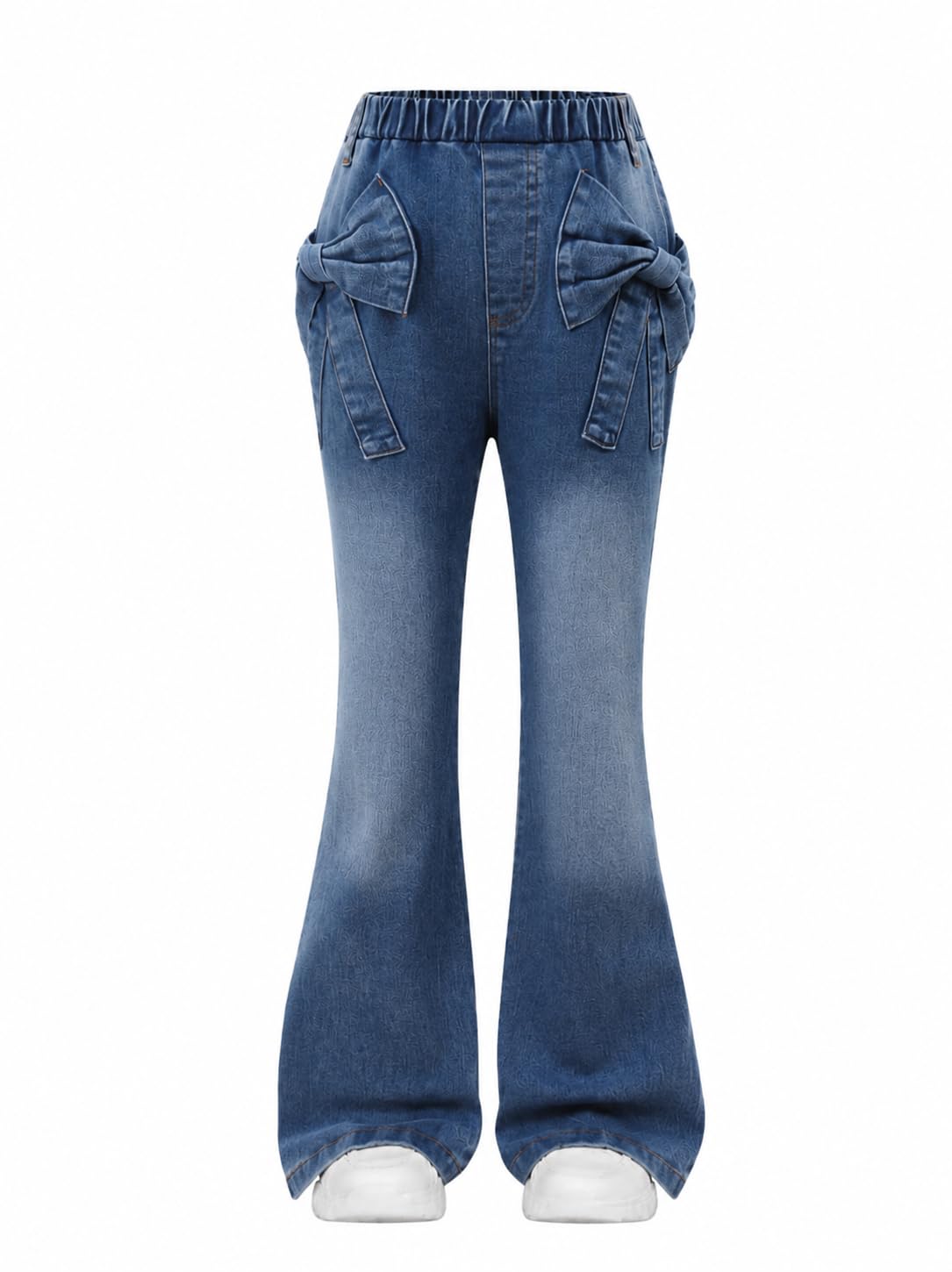 Girls Jeans Wide Leg Denim Pants Tween Teen Girls Trendy Clothes Size 7-13 Years