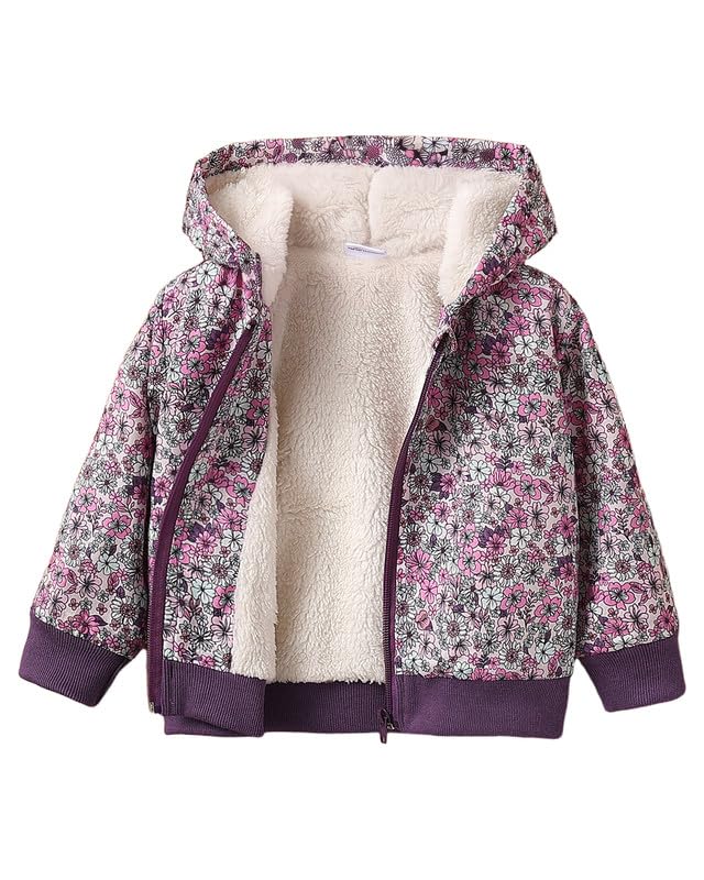 Baby Boys Fleece Jacket Cartoon Dinosaur Hooded Outerwear Toddler Fall Winter Warm Clothes