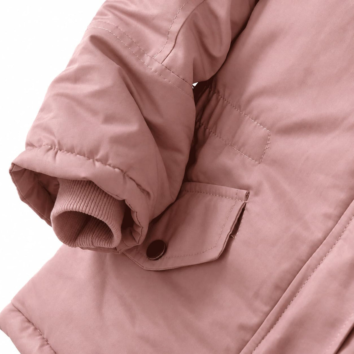 Kids Winter Jacket Puffer Coats Fleece Parka Boys Girls Outerwear