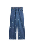 GAP Girls' Pull-on Wide Leg Denim