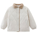Girls Quilted Jacket Puffer Winter Coat Lightweight Outwear 3-14Y