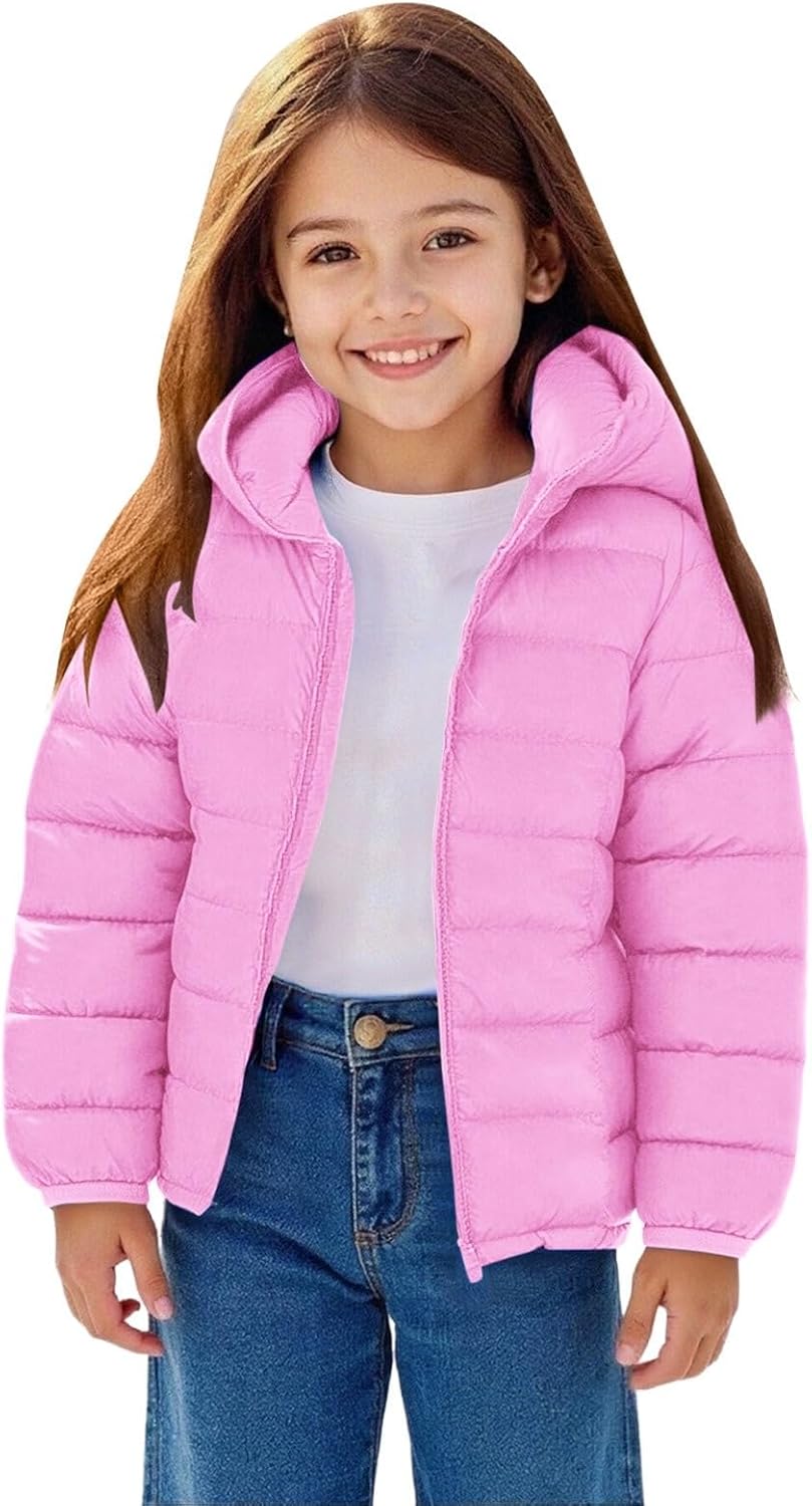 Kids Winter Coat Toddler Girls Puffer Jacket Baby Warm Coats Boys Packable Outerwear for School And Outdoor Activities
