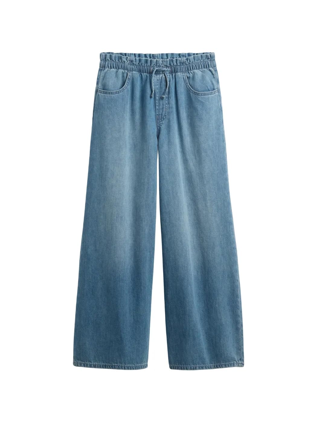 GAP Girls' Lightweight Baggy Denim
