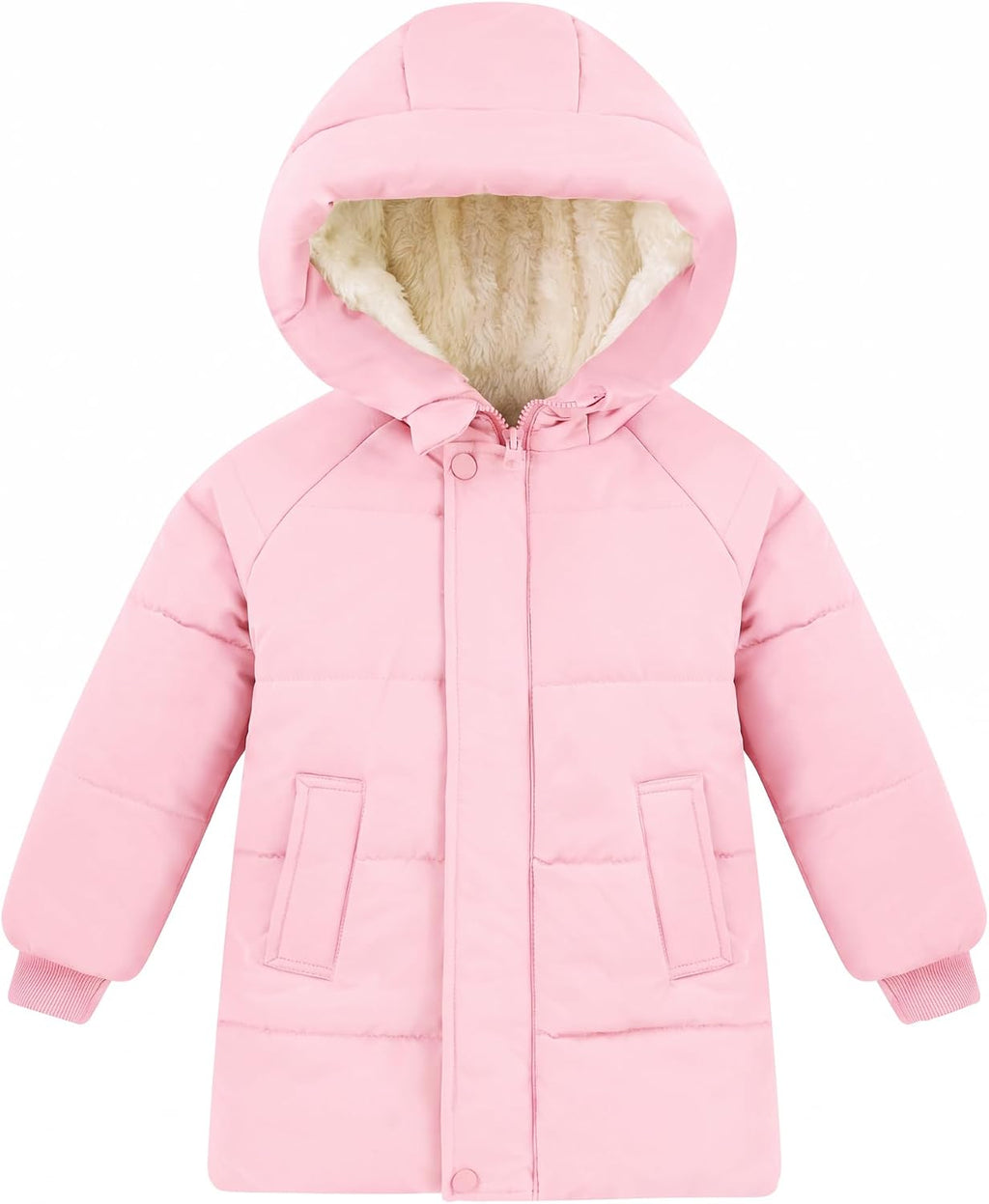 ALISISTER Toddler Boys Girls Winter Coat Warm Fleece Jacket for Kids 1-6T