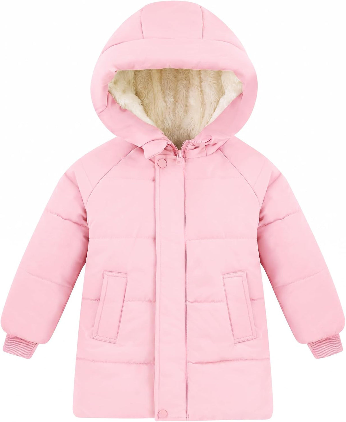 ALISISTER Toddler Boys Girls Winter Coat Warm Fleece Jacket for Kids 1-6T
