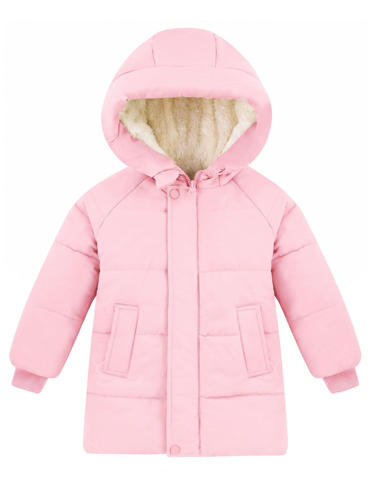 ALISISTER Toddler Boys Girls Winter Coat Warm Fleece Jacket for Kids 1-6T