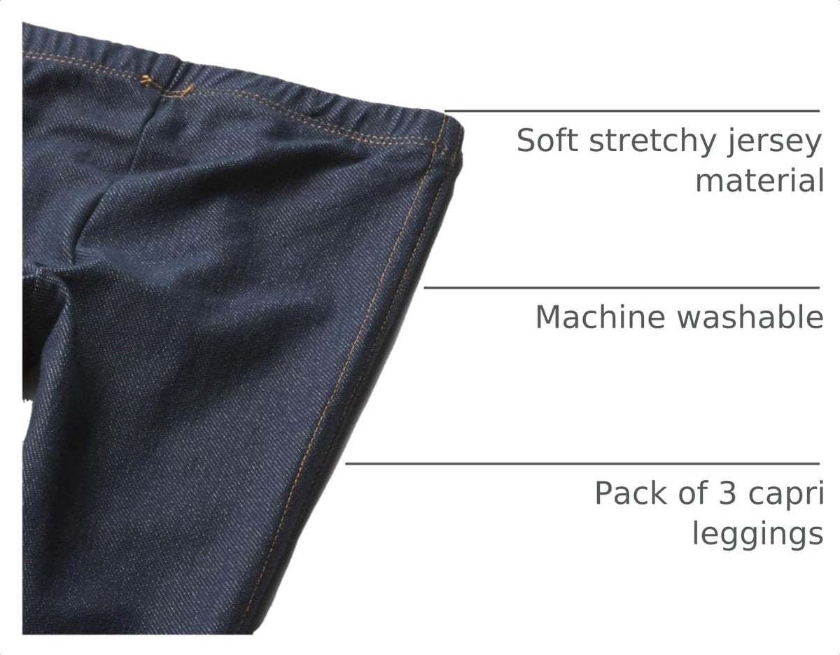 The Children's Place Baby Girls' and Toddler Leggings 3-Pack