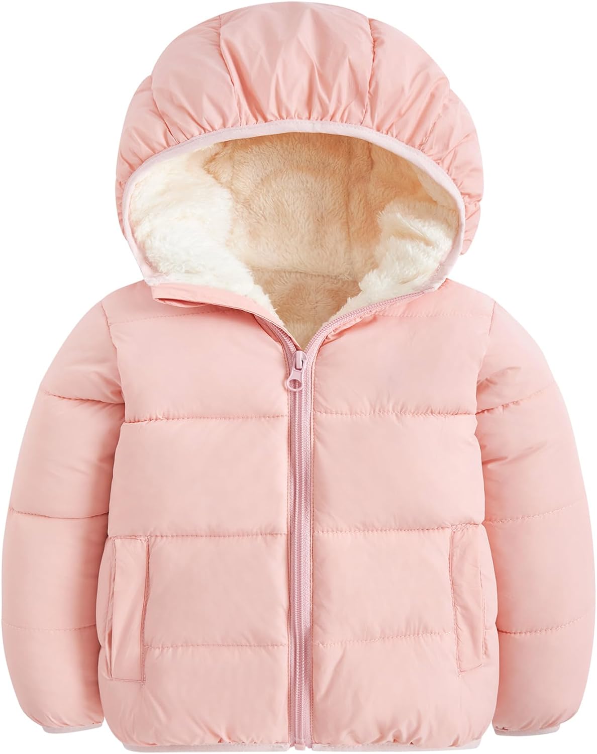 BFUSTYLE Toddler Winter Coats Fleece Thicken Jacket for Baby Girls Boy 1-5T
