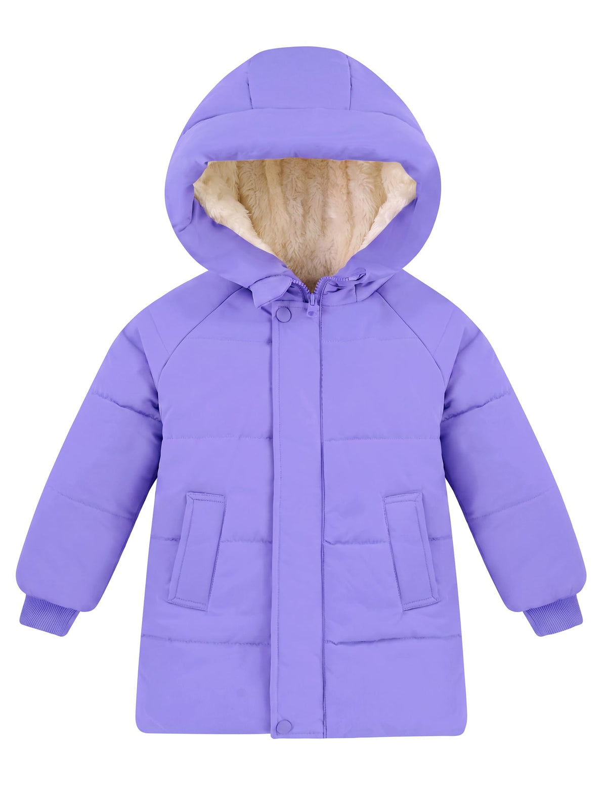 ALISISTER Toddler Boys Girls Winter Coat Warm Fleece Jacket for Kids 1-6T