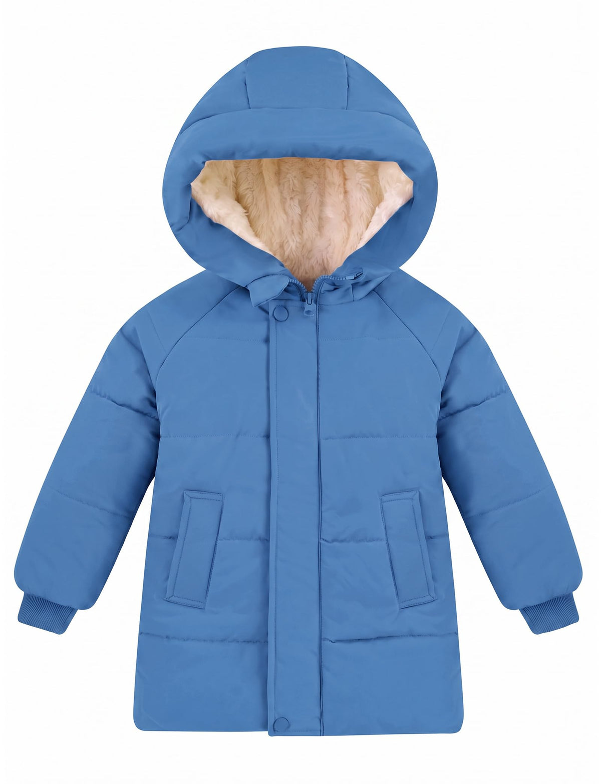 ALISISTER Toddler Boys Girls Winter Coat Warm Fleece Jacket for Kids 1-6T