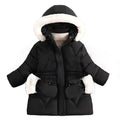 AiWMGL 3T 4T 5T 6T Toddler Girls Winter Coat Jacket Outwear Clothes Warm Overcoat Snowsuit Puffer Parka Fur Lined Hood Kids