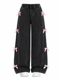 Girls Jeans Wide Leg Denim Pants Tween Teen Girls Trendy Clothes Size 7-13 Years